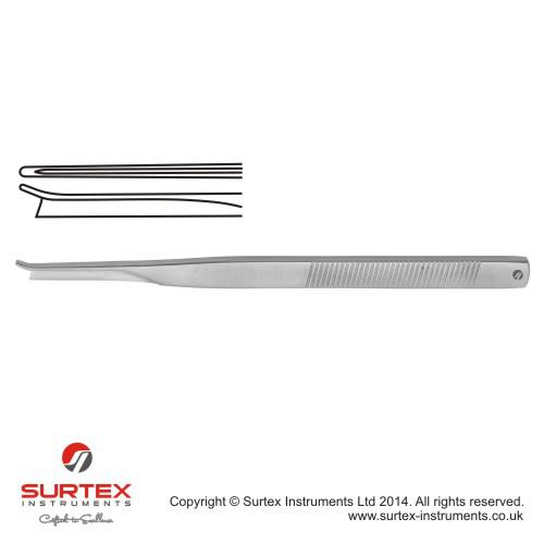Silver duto proste 18cm,kocwka 5.0mm/Silver Chisel Straight 18cm,Blade Width 5.0mm 