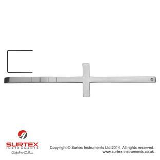 Cottle duto proste-krzyowy uchwyt18.5cm, 9.0mm/Cottle Chisel Straight-Cross Handle18.5cm, 9.0mm