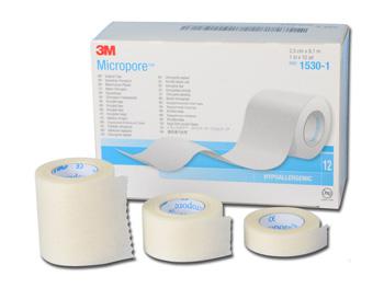 3M Mikropore ™ h25mmx9.4m hipoalergiczny/3M MICROPORE™ - h25mmx9.14m HYPOALLERGENIC