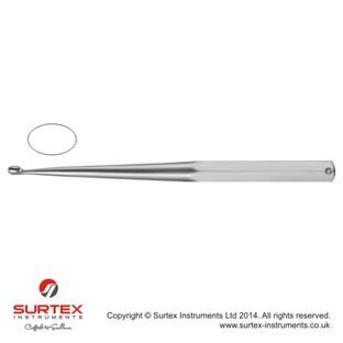 Bruns skrobaczka owalna-masywna-Ryc.6,23cm,7.3mm/Bruns Bone Curette Oval-Solid-Fig.6,23cm,7.3mm