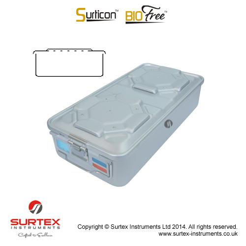 Surticon™kontener1/1,czerwony580x280x140mm/Surticon™Sterile Container1/1,Red580x280x140