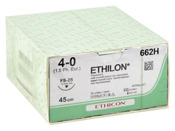 ETHICON ETHILON monofilamentowe-grubo4/0-iga19mm/ETHICON ETHILON MONOFILAMENT-GAUGE4/0,Needle19mm