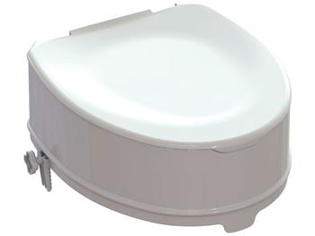 ARES podwyszona deska toaletowa z pokryw - 14cm/ARES RAISED TOILET SEAT with LID - 14cm 