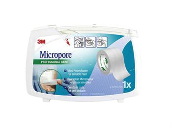 3M Mikropore ™ - h25mmx5m hipoalergiczny/3M MICROPORE™ - h25mmx5m HYPOALLERGENIC 