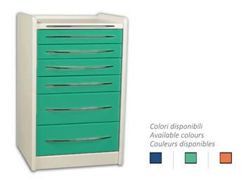 Unit mobilny GE419, 6 szuflad,49cm-dowolny kolor/MOBILE UNIT GE419, 6 drawers, width49cm-any colour