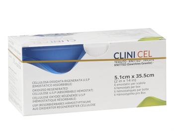 CLINICEL standardowa gbka hemostatyczna 5.1x35.5cm/CLINICEL STANDARD REGENERATED CELLULOSE 5.1x35.5