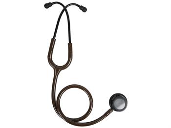 EVOLVE dwugowicowy stetoskop-czarna gowica-czekoladowy/EVOLVE DUAL HEAD STETHO-all black head-cho 