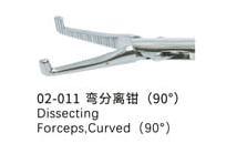 Kleszcze preparacyjne wygite  90 do 5mm narzdzi/5mm instrument dissecting forceps curved 90