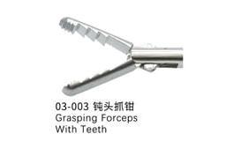 Kleszcze chwytajce z zbami do 5mm narzdzi/5mm instrument tip grasping forceps with teeth