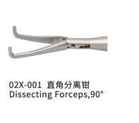 Kleszcze preparacyjne ktowe 90 10 mm narzdzie/10mm instrument dissecting forceps angled 90