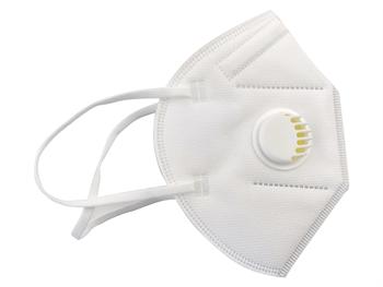 FFP2 maska filtrujca z zaworem - biaa - 5Ply/FFP2 FILTERING MASK WITH VALVE - white - 5Ply