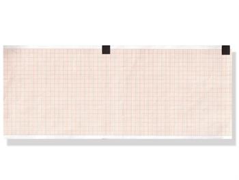 13.EKG paczka papieru termicznego-110mm x 140m/13.ECG THERMAL PAPER PACK -orange grid- 110mm x 140m 