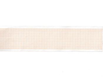 15.EKG rolka papieru termicznego- 50 mm x 20 m/15.ECG THERMAL PAPER ROLL -orange grid- 50 mm x 20m
