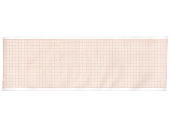 26.EKG rolka papieru termicznego - 90 mm x 28 m/26.ECG THERMAL PAPER ROLL -orange grid- 90 mm x 28m