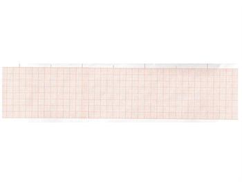 34.EKG rolka papieru termicznego - 50 mm x 30 m/34.ECG THERMAL PAPER ROLL -orange grid- 50 mm x 30m
