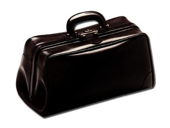 FLORIDA medyczna torba skrzana-czarna/FLORIDA LEATHER BAG-black