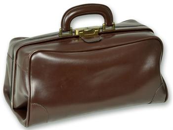 FLORIDA medyczna torba skrzana-kasztan/FLORIDA LEATHER BAG-chestnut