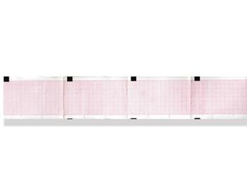 36.EKG paczka papieru termicznego - 50 mm x 75 m/36.ECG THERMAL PAPER PACK -orange grid- 50mm x 75m