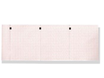 42.EKG paczka papieru termicznego - 112 mm x 90m/42.ECG THERMAL PAPER PACK -orange grid- 112mm x 90m