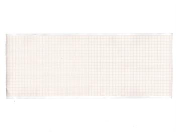44.EKG rolka papieru termicznego- 108 mm x 23m/44.ECG THERMAL PAPER ROLL -orange grid- 108 mm x 23m 