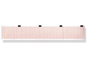 50.EKG paczka papieru termicznego - 50 mm x 70m/50.ECG THERMAL PAPER PACK -orange grid- 50mm x 70m