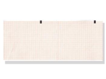 52.EKG paczka papieru termicznego-108mm x 140m/52.ECG THERMAL PAPER PACK -orange grid- 108mm x 140m 