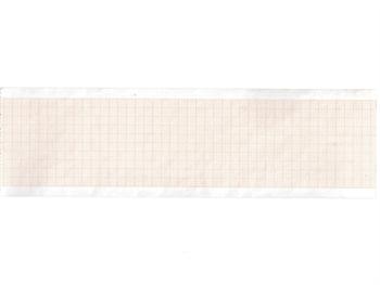 54.EKG rolka papieru termicznego - 63 mm x 30m/54.ECG THERMAL PAPER ROLL -orange grid- 63 mm x 30m