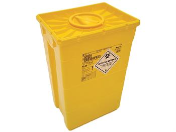 Pojemnik na odpady medyczne 50 l - podwjne wieczko/WASTE CONTAINER 50 l - double lid