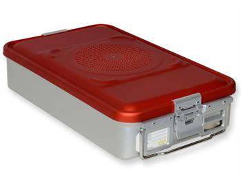 Standardowy pojemnik 465x280xh100mm-1 filtr-czerwony/STANDARD CONTAINER 465x280xh100mm-1 filer-red