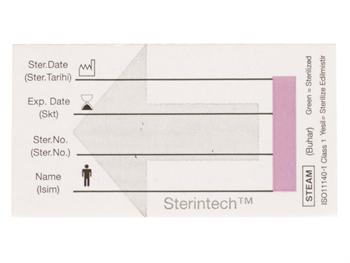 Karta do kontenera sterylizacji ze wskanikiem pary/CONTAINER CARD WITH STEAM INDICATOR