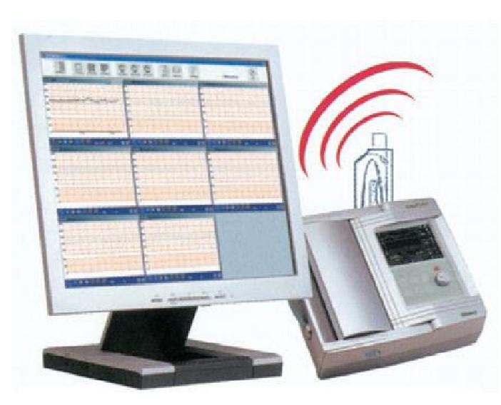 Centralne bezprzewodowe monitorowanie do wielu KTG/CENTRAL WIRELESS STATION FOR 8 FOETAL MONITORS