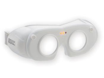 Okulary do badania oczoplsu - LED zasilanie - biae/LED POWER SUPPLY NYSTAGMUS SPECTACLES - white 