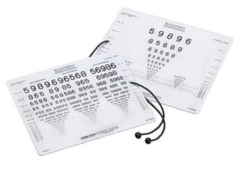 Numery LEA karta bilskiego widzenia-40 cm/LEA NUMBERS NEAR VISION CARD-40 cm