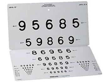 Numery LEA 15–linii, odlega tablica-3 m/LEA NUMBERS 15-LINE DISTANT CHART-3 m