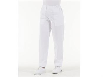 Spodnie - biae baweniane - L/TROUSERS - white cotton - L