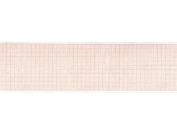 6.EKG rolka papieru termicznego - 60 mm x 30 m/6.ECG THERMAL PAPER ROLL-orange grid- 60 mm x 30 m