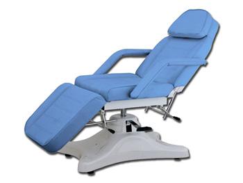 LUXOR fotel zabiegowy-mechaniczny-niebieski/LUXOR CHAIR-mechanical-blue