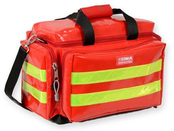 Praktyczna torba PCV - powlekana - maa - czerwona/SMART BAG PVC coated- small - red 