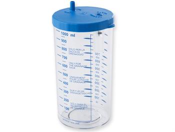1000 ml soik do sterylizacji w autoklawie (z przykrywk)/AUTOCLAVABLE JAR 1000 mL (with cover)
