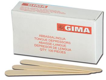 Gima drewniane szpatuki jednorazowe-niesterylne-5000sztuk/GIMA WOOD TONGUE DEPRESSORS-non sterile