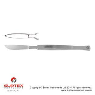 Preparacyjno-operacyjny n 15cm, Ostrze 27mm/Dissecting Knife/Opreating Knife 15cm, Blade Size 27mm