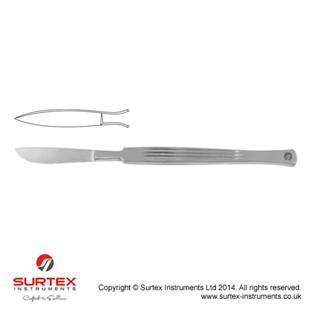 Preparacyjno-operacyjny n 16cm, Ostrze 40mm/Dissecting Knife/Opreating Knife 16cm, Blade Size 40mm
