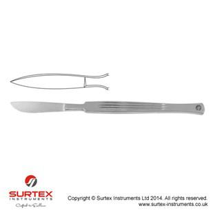 Preparacyjno-operacyjny n 17cm, Ostrze 50mm/Dissecting Knife/Opreating Knife 17cm, Blade Size 50mm