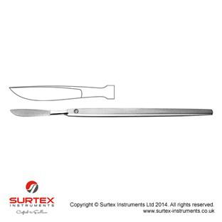Dieffenbach preparacyjno-operacyjny n 17cm/Dieffenbach Dissecting Knife/Opreating Knife 17cm