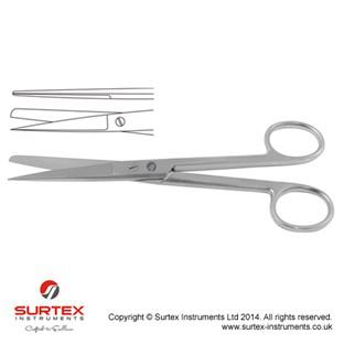 Noyczki zabiegowe proste - ostre/tpe 16.5 cm/Operating Scissor Straight - Sharp/Blunt 16.5 cm
