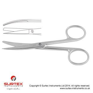 Noyczki zabiegowe wygite - ostre/tpe 12 cm/Operating Scissor Curved - Sharp/Blunt 12 cm