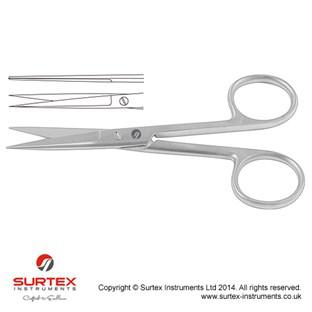Noyczki zabiegowe proste - ostre/ostre 14,5 cm/Operating Scissor Straight - Sharp/Sharp 14.5 cm