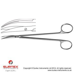 DeBakey noyczki do arteriotomii wygite17.5cm/DeBakey Arteriotomy Scissor Curved17.5cm
