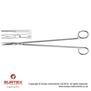 Barre noyczki naczyniowe proste 28 cm/Barre Vascular Scissor Straight 28 cm