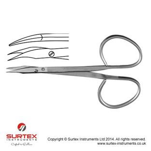 Gradle Ribbon wygite-paskie rami uchwytu-10cm/Gradle Ribbon Scissor Curved-Flat Shanks10cm 